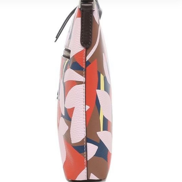 Kate Spade jackson tropical toss top zip crossbody - Picture 7 of 12